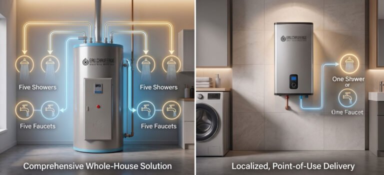 Central vs individual water heaters