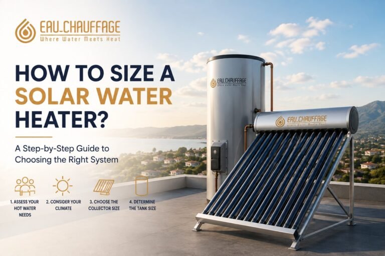 How to size a solar water heater for your roof